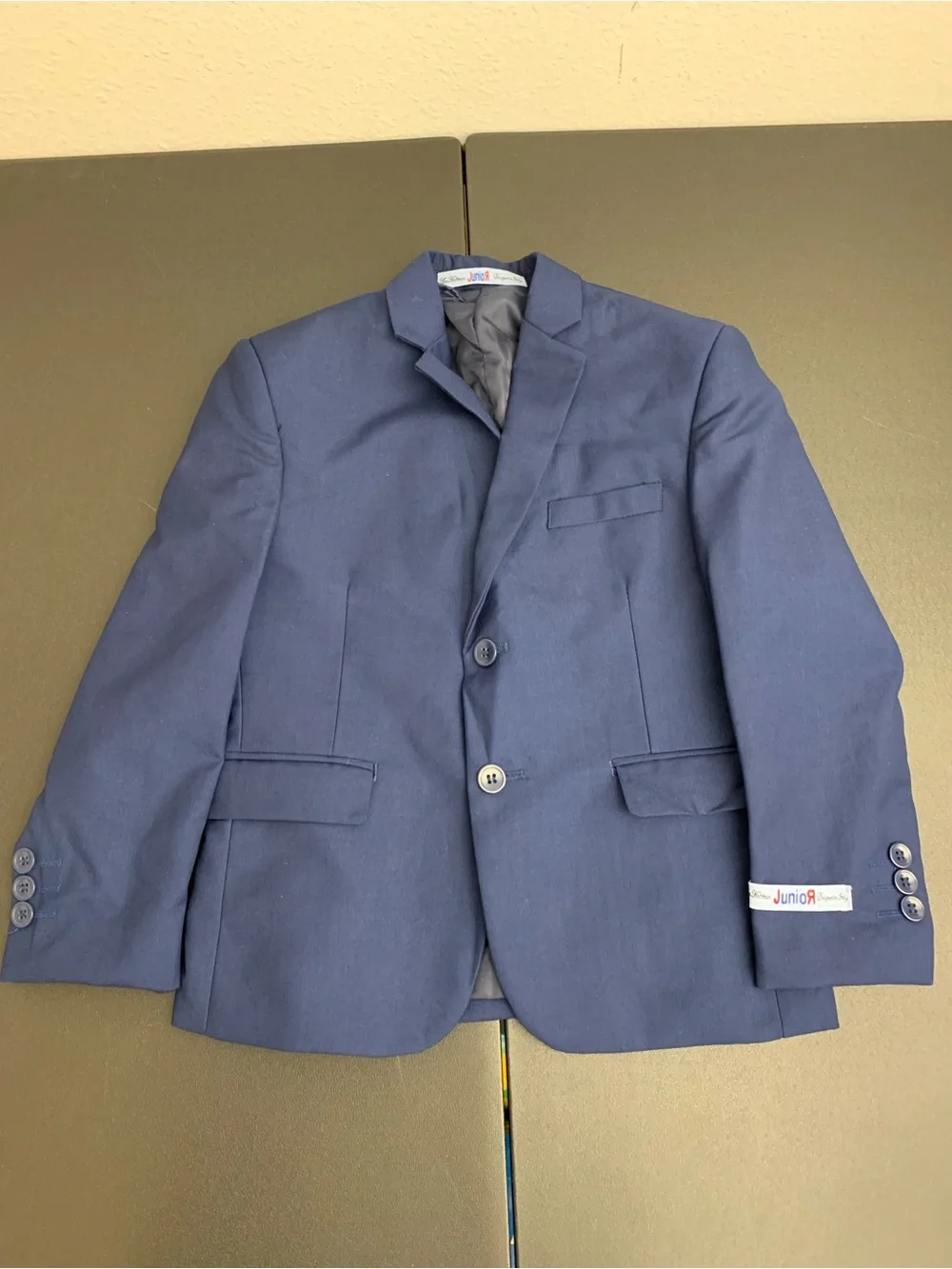 Boys Navy 3-Piece Suit